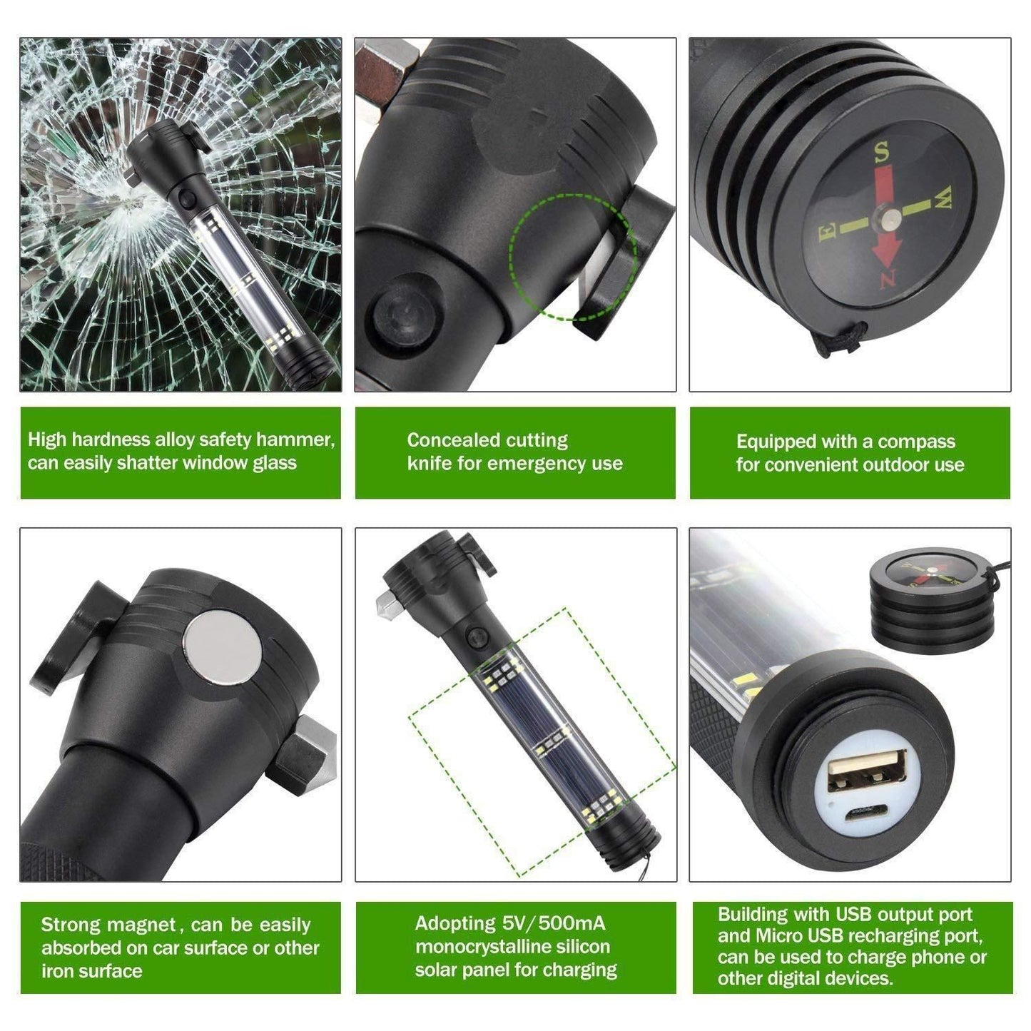 Solar Power Flashlight